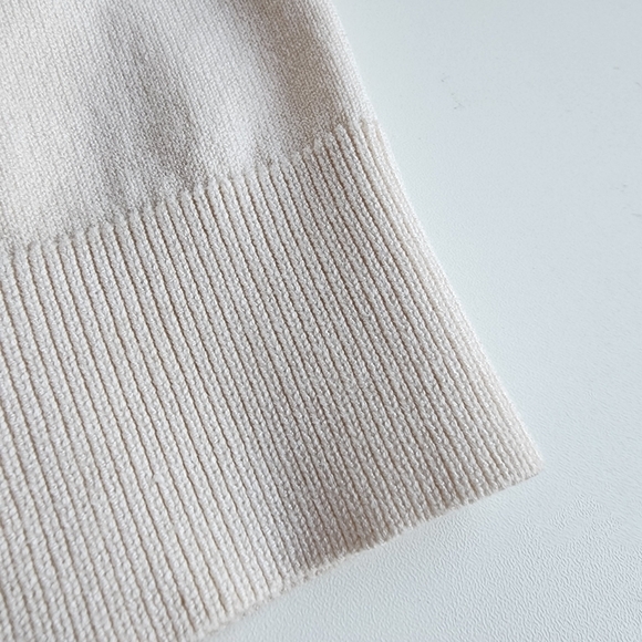 Dazy Mens Cream Ivory Stretch Rayon Sweater Relaxed Crew Neck Sz S - Picture 8 of 8